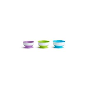Munchkin Stay Put Suction Bowls Σετ 3 Μπολ Αναρρόφησης