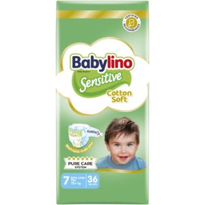 Πάνες Babylino Sensitive Value Pack No7 (17+Kg) 36τεμ