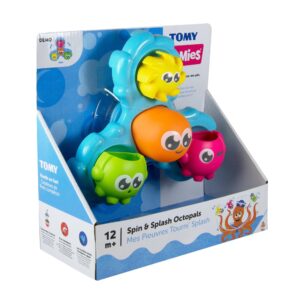 Tomy Toomies Βρεφικό Παιχνίδι Μπάνιου Περιστρεφόμενο Χταπόδι Για 12+ Μηνών