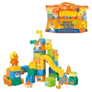 ToyMarkt Μεγάλα Τουβλάκια σε Τσάντα 38τεμ Πάπια & Πιγκουίνος