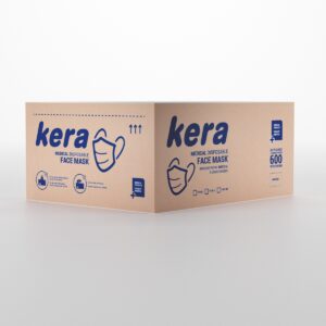 Μάσκες προσώπου kera medical μιας χρήσης 600 ΤΜΧ 3ply- Type II, ≥98% BFE medical devices  - ΙΑΤΡΙΚΗ ΤΡΙΦΥΛΛΗ